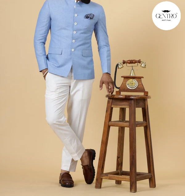 Affordable men's casual linen wedding suits
