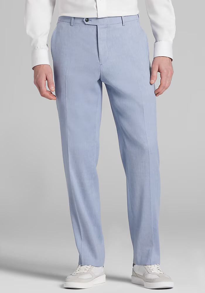 Men’s Sky Blue 2-Piece Summer Suit – Lightweight Slim Fit Suit for Weddings, Garden Parties & Daytime Formalwear