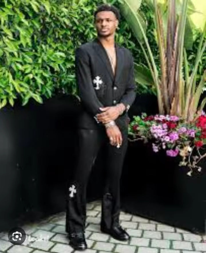 Easy fit suits for men with large thighs