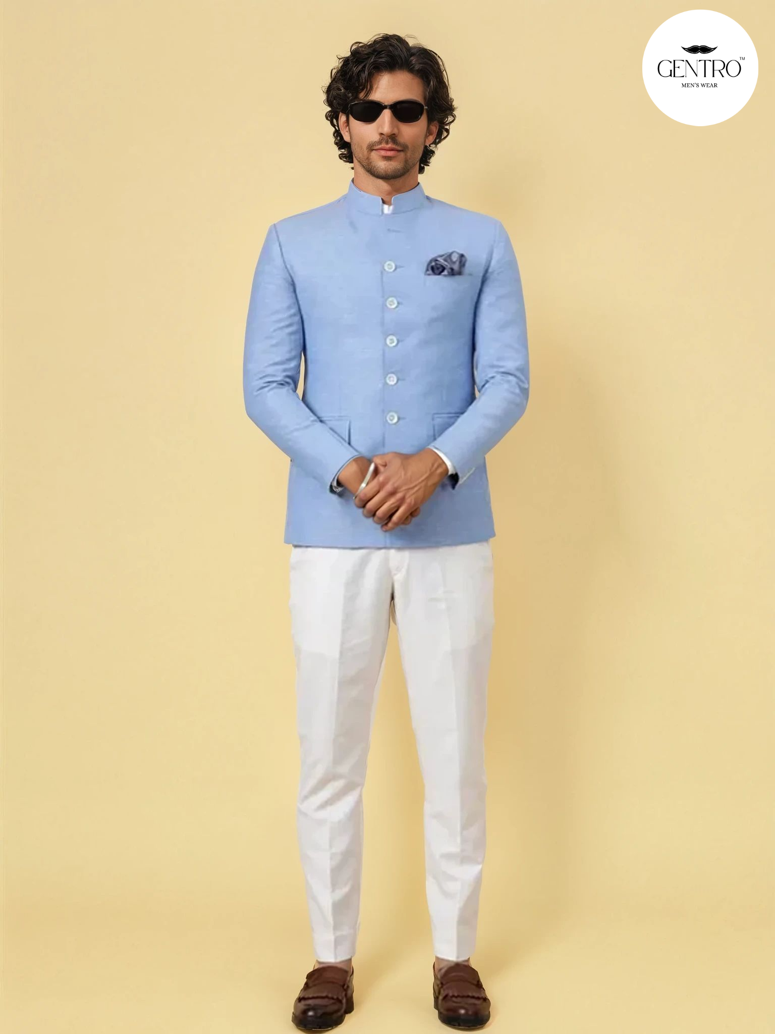 Affordable men's casual linen suits