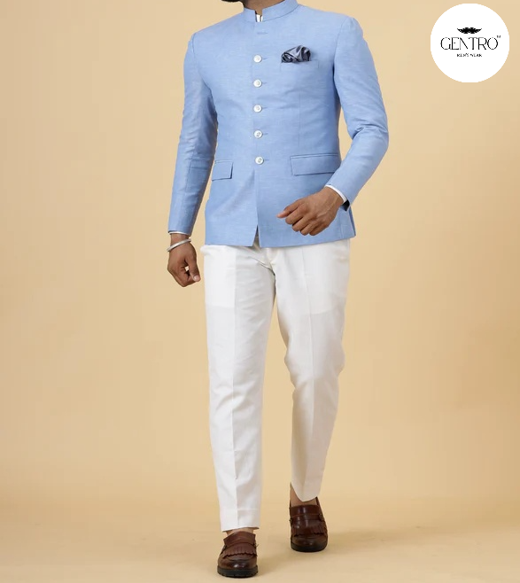Affordable men's casual linen dinner suits