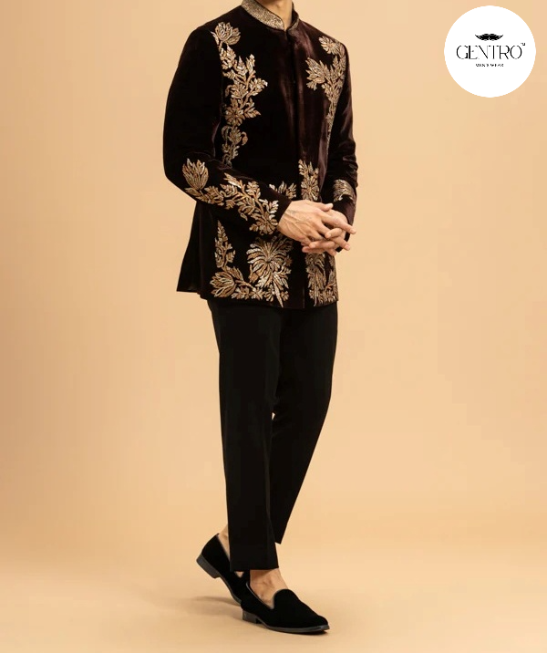 Modern slim fit suits for groom casual