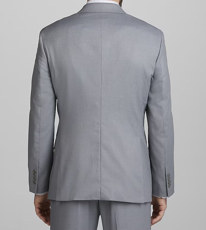 Men’s Grey 2-Piece Summer Suit – Lightweight Slim Fit Suit for Weddings, Business Events & Summer Formalwear