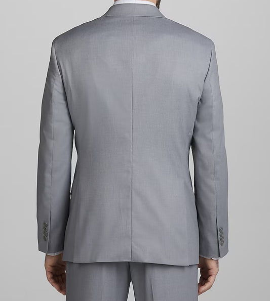 Men’s Grey 2-Piece Summer Suit – Lightweight Slim Fit Suit for Weddings, Business Events & Summer Formalwear