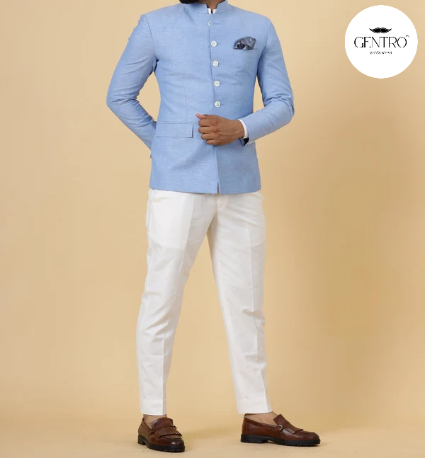 Affordable men's casual linen event suits