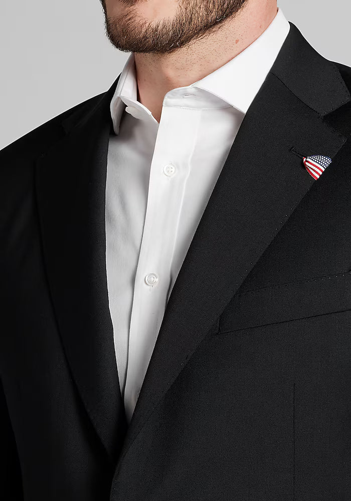 Travel-ready suits for wedding occasion