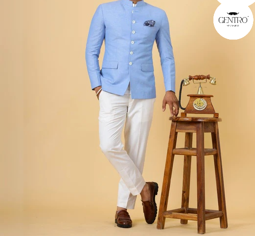 Affordable men's casual linen prom suits