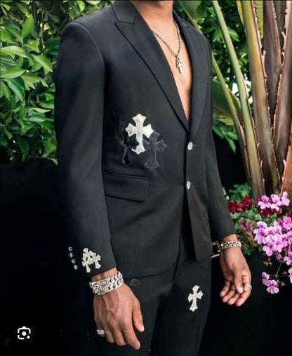 Easy fit suits for men with large thighs