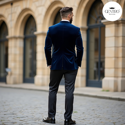 Affordable velvet tuxedo for prom night