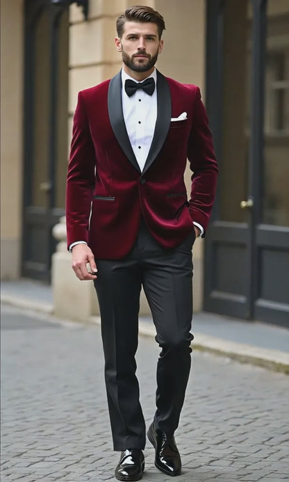 Stretch fabric suits for office wear